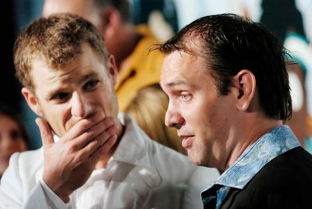 Trey Parker (højre) og Matt Stone (venstre) har sammen skabt serien 'South Park', der har kørt siden 1997. I 1999 kom der også en 'South Park'-film, og nu er der altså 14 nye på vej.  Foto: Chris Pizzello/AP