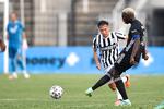 Mohamed Daramy var en af de bedre FCK-spillere i opgøret mod Plovdiv, der ikke blev af den slags, som fodboldfans vil huske i en årrække. Spillet var ofte ret kedeligt, og varmen satte sine spor. Foto: Alex Nicodim/Ritzau Scanpix