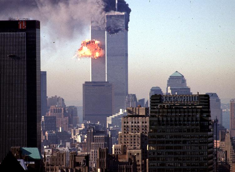 Flykaprere fløj under angrebene passagerfly ind i World Trade Center i New York City 11. september  2001. (arkivfoto) Foto: Seth Mcallister/Ritzau Scanpix