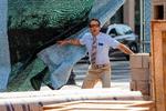 Ryan Reynolds får lov at folde sit humoristiske talent ud som Guy, der lever i et open world-computerspil.  Foto: Alan Markfield/Photo by Alan Markfield