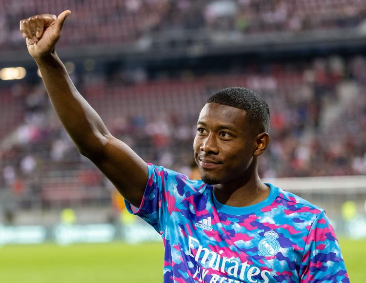 David Alaba  er Real Madrids eneste nyankomne spiller denne sommer.  Foto: Johann Groder/Ritzau Scanpix