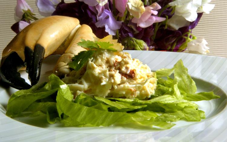 Krabbesalat indeholder ikke D-vitamin af betydning. Arkivfoto Klaus Gottfredsen