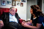 Bent Melchior og Özlem Cekic stiftede Brobyggerne sammen. Nu har en indsamling i hans minde anskaffet foreningen næsten en halv million kroner. Foto: Rasmus Flindt Pedersen/POLFOTO