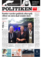 A_forside_On Politiken 18-08-2021 Lands 1udg
