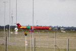 »Det har været lidt af en kamp for alle involverede at få det her til at lykkes«, siger Jesper Rungholm,  pilot og administrerende direktør for flyselskabet DAT, som havde opgaven med evakueringen fra Afghanistan. Det var Jesper Rungholm selv, der fløj flyet.  Foto: Finn Frandsen/POLFOTO