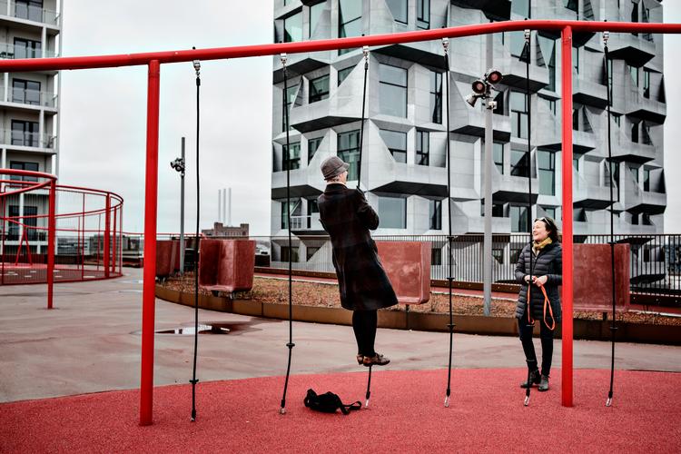 Et af de få idrætsmuligheder i Nordhavn er det såkaldte konditag. Arkivfoto. Foto: Miriam Dalsgaard/POLFOTO