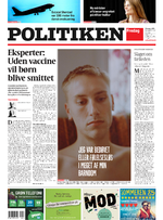 A-forsiden_Fr Politiken 20-08-2021 Lands 1udg
