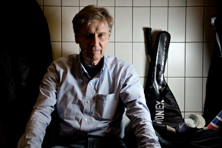  Forleden var 'Kender du typen?' i sommerhus hos Jørgen de Mylius, som syntes, »det var sjov« at få besøg af typegætterne.  Foto: Martin Lehmann/POLFOTO