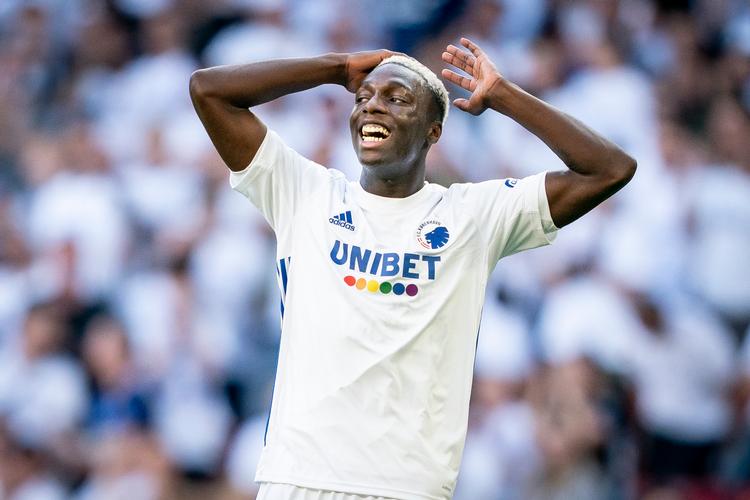 Mohamed Daramy var den helt store oplevelse, da FCK slog SønderjyskE med 2-0. Han er nu solgt til Ajax Amsterdam. Foto: Mads Claus Rasmussen/Ritzau Scanpix