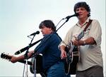 Phil og Don Everly ses her i 1997 under en koncert i Kentucky. Foto: Suzanne Feliciano/ASSOCIATED PRESS