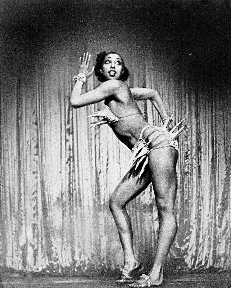 Josephine Baker under en optræden i New York i 1936. Foto: /Jyllands Posten