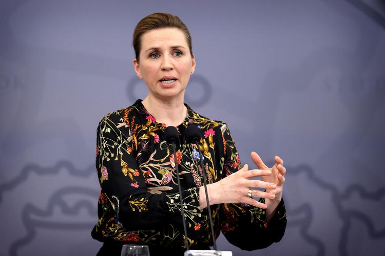 Det er efterhånden ved at være et stykke tid siden, at Mette Frederiksen har stået i spidsen for pressemøder om corona. Billedet er fra februar.  Foto: Jens Dresling/POLFOTO