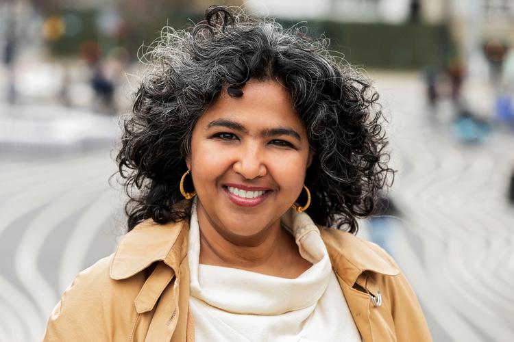 Uzma Ahmeds har fået nyt job i Danner-projektet ’Sig det til nogen’. Foto: Thomas Busk  