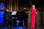 Den britiske sopran Susan Bullock blev suverænt ledsaget af pianisten Ulrik Stærk ved Copenhagen Opera Festival. Foto: Thomas Borberg/POLFOTO