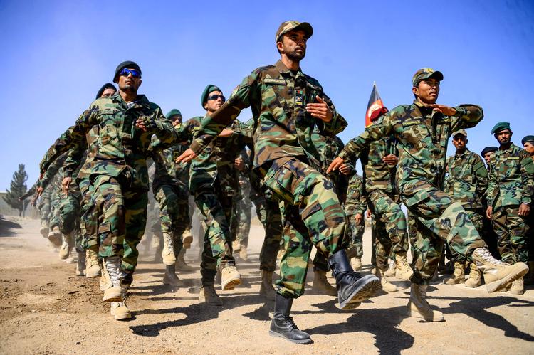 Uden fysisk og teknologisk støtte fra USA kunne den afghanske hær ikke kæmpe mod Taleban.   Foto: Hoshang Hashimi/Ritzau Scanpix