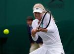 I Wimbledon mødte Clara Tauson tjekken Barbora Krejcikova i 1. runde, og så var det farvel. Nu venter første kamp i US Open.    Foto: Alastair Grant/Ritzau Scanpix