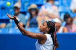 17-årige Cori Gauff fra USA har indtil videre haft en flot sæson, men at hun bare udfylder pladsen efter afbud fra både Sofia Kenin og Serena Williams er nok alligevel for tidligt.   Foto: Aaron Doster/Ritzau Scanpix