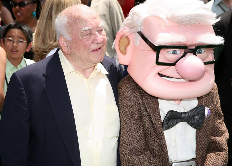 Ed Asner lagde stemme til figuren Carl Fredricksen i Pixars mesterlige 'Op'.      Foto: Valerie Macon/Ritzau Scanpix