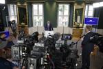 Finansminister Nicolai Wammen (S) har på et pressemøde præsenteret regeringens forslag til finanslov. Foto: Thomas Borberg