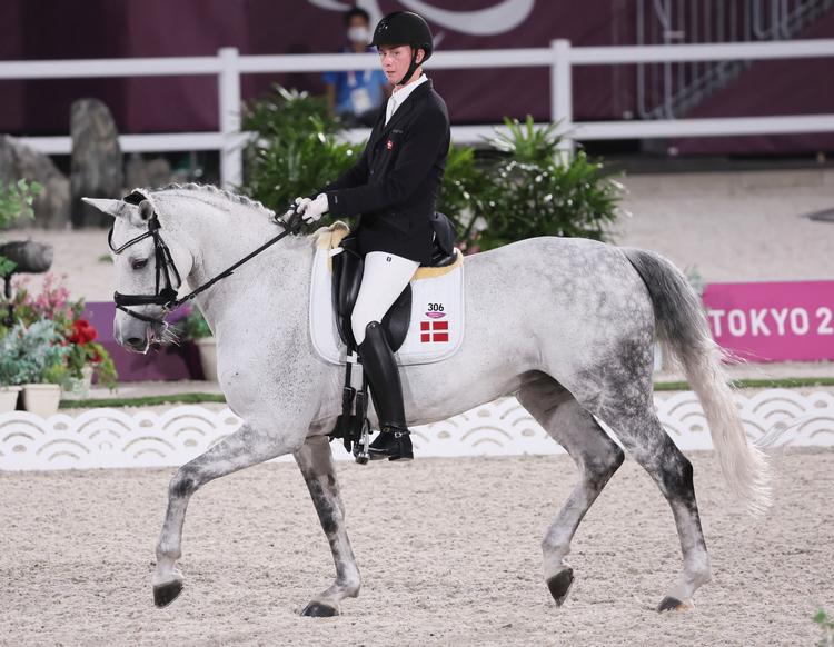  Tobias Thorning Jørgensen og Jolene.  Foto: Masaki Akizuki/Ritzau Scanpix