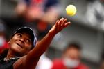 Den 19-årige amerikaner Hailey Baptiste er blandt årets wildcards til US Open, hvor hun i 1. runde møder kinesiske Zhang Shuai. Foto: Christian Hartmann/Ritzau Scanpix