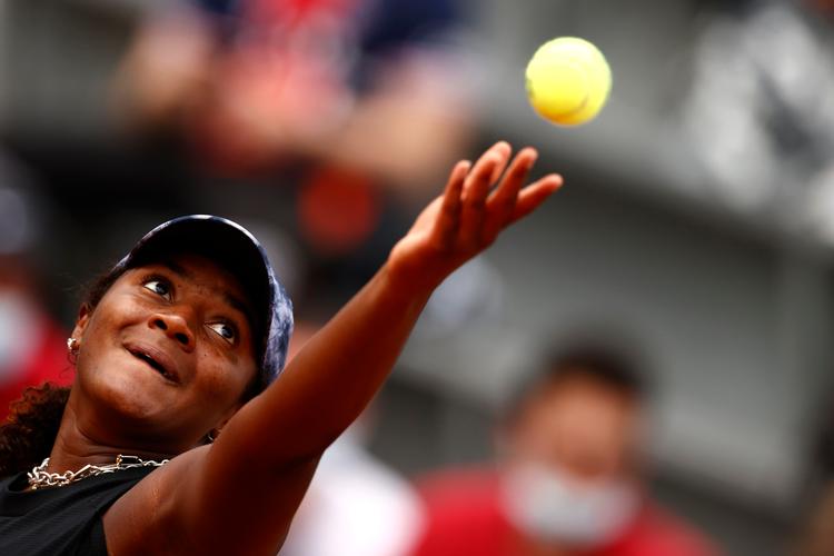 Den 19-årige amerikaner Hailey Baptiste er blandt årets wildcards til US Open, hvor hun i 1. runde møder kinesiske Zhang Shuai. Foto: Christian Hartmann/Ritzau Scanpix