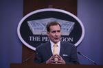 
»Vi befinder os på et særligt farligt tidspunkt lige nu«, siger Pentagon-talsmand John Kirby. Foto: Anna Moneymaker/Ritzau Scanpix