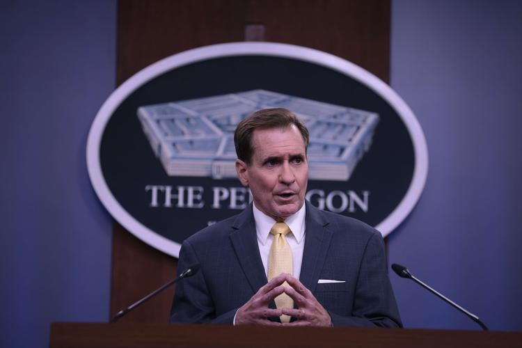 
»Vi befinder os på et særligt farligt tidspunkt lige nu«, siger Pentagon-talsmand John Kirby. Foto: Anna Moneymaker/Ritzau Scanpix