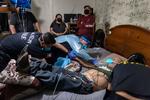    I USA er coronasmitten steget som følge af Delta og mange uvaccinerede borgere. Nu får det konsekvenser ift. indrejse i EU. Foto: John Moore/Ritzau Scanpix