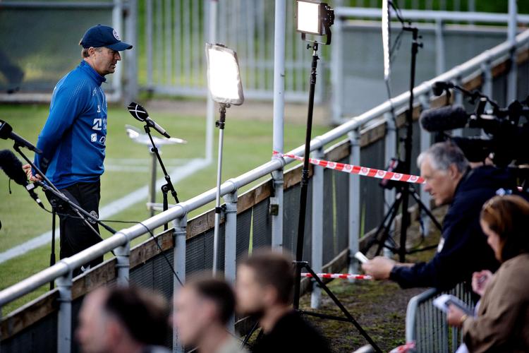 Kasper Hjulmand og spillerne har atter skabt en bred interesse for landsholdet.  Foto: Martin Lehmann