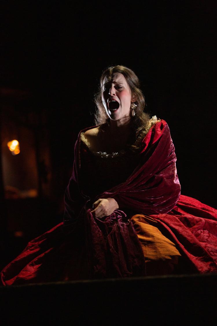 Katinka Fogh Vindelev som Marie Grubbe, da hun er i begyndelsen af 20'erne. Foto: Pernille Bering