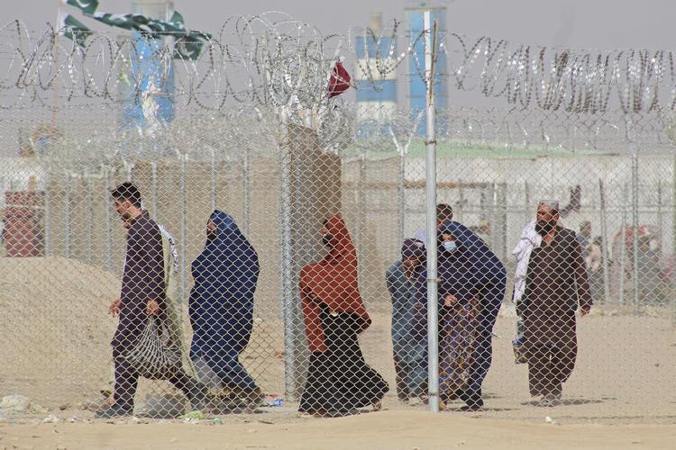 Grænseovergangen Chaman mellem Pakistan og Afghanistan bliver nu lukket i en periode, oplyser Pakistans indenrigsminister. Foto: -/Ritzau Scanpix
