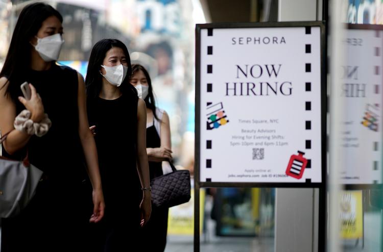 Det amerikanske jobmarkedet er langt svagere end ventet. Økonomerne havde regnet med, at der var blevet skabt omkring 750.000 job, men der blev skabt 235.000 job uden for landbruget i august.  Foto: Eduardo Munoz/Ritzau Scanpix