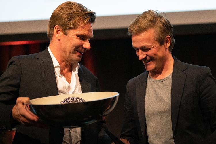 Det er blandt andet Carl Emil Arnfred (th)og Hans Davidsen-Nielsens dækning af Inger Støjberg-sagen, der har ført til rigsretssagen. Det har de fredag vundet en pris for.  Foto: Tilde Døssing Tornbjerg/POLFOTO