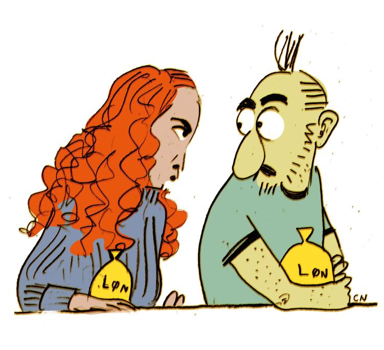 Hvad med at stoppe lønstigningen i mandefag og give pengene til sygeplejersker og sosu-assistenter? Foto: Claus Nørregaard/POLITIKEN