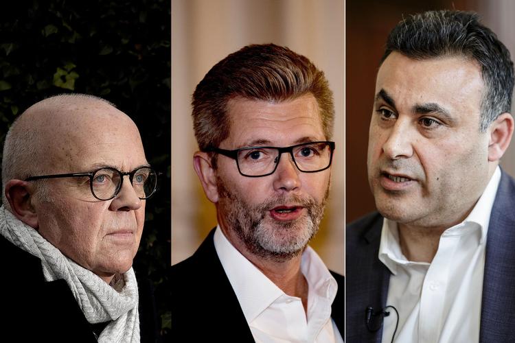 Jes Dorph-Petersen, Frank Jensen og Naser Khader er alle blevet undersøgt for krænkende adfærd i en advokatundersøgelse. Og har alle kritiseret fremgangsmåden. Foto: Peter Hove Olesen, Anthon Unger, Miriam Dalsgaard