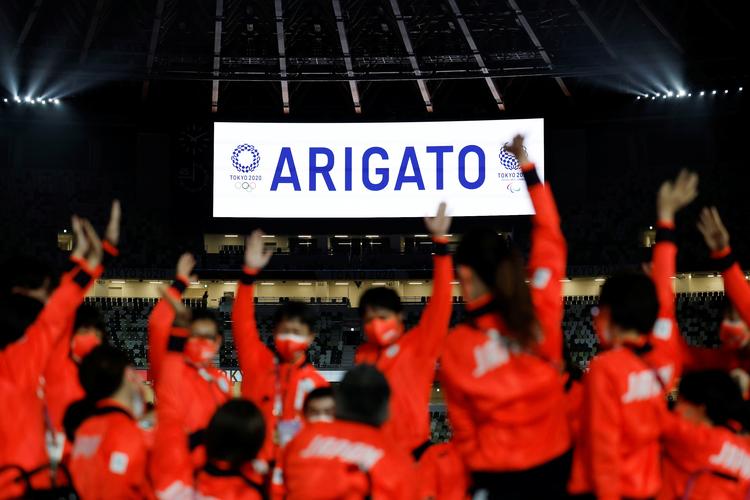 Tak sagde Japan og nationens atleter efter sommerens lege, selv om udbyttet næppe bliver så stort som i 1964. Foto: Issei Kato/Ritzau Scanpix