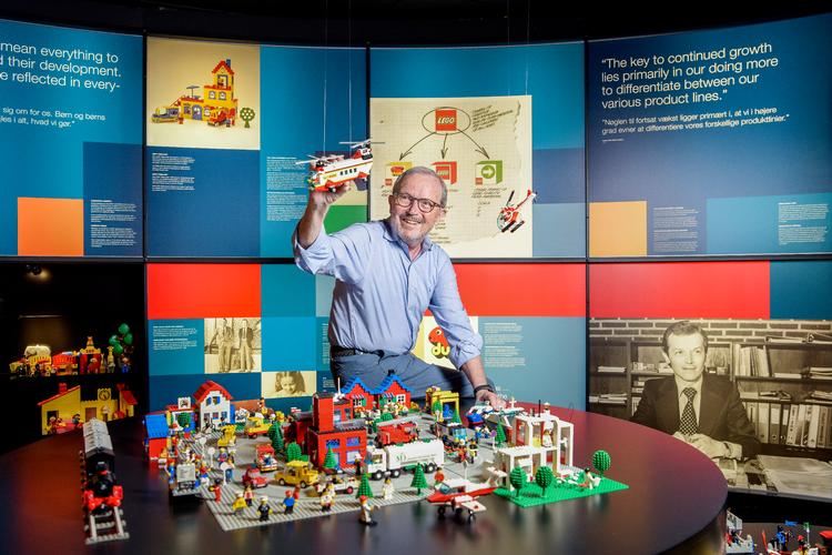 Kjeld Kirk Kristiansen træder tilbage som bestyrelsesformand for Lego.  Foto: Maria Tuxen Hedegaard
