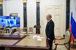 Ruslands Putin-venlige regeringsparti Forenet Rusland skal nok vinde næste weekends valg...på den ene eller den anden måde. Men der er nogle helt bestemte tal, der bekymrer præsident Putin. Foto: Sputnik/Ritzau Scanpix