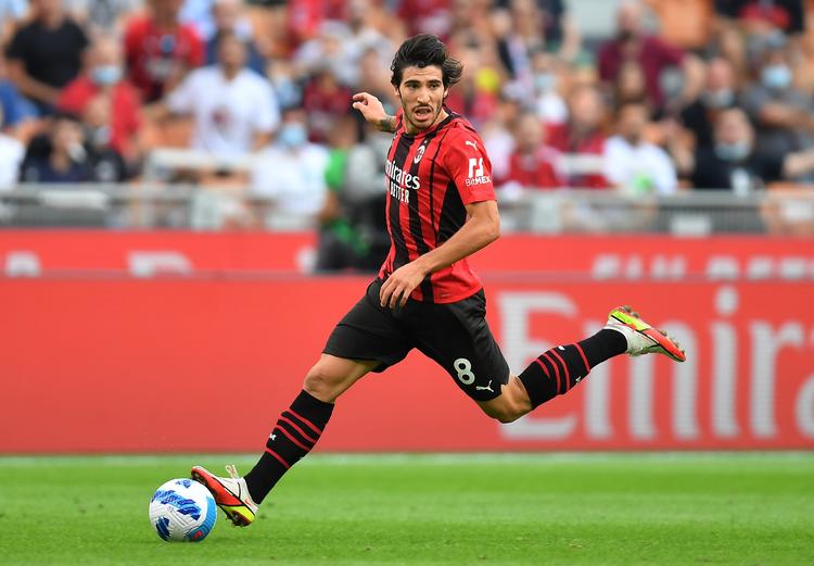 Det unge AC Milan-talent Sandro Tonali kan blive interessant at følge under Champions Leagues gruppespil. Foto: Daniele Mascolo/Ritzau Scanpix