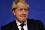 Boris Johnson holdt tirsdag pressemøde om den britiske coronastrategi. Foto: Dan Kitwood/Ritzau Scanpix