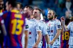 Henrik Møllgaard fik ikke ret, da han i sidste sæson meldte ud, at Aalborg Håndbold ville vinde Champions League. Men det var tæt på. Den nordjyske klub spillede sig hele vejen til finalen, hvor Barcelona dog satte en brutal stopper for Aalborgs succesridt. Foto: René Schütze/Fotograf René Schütze