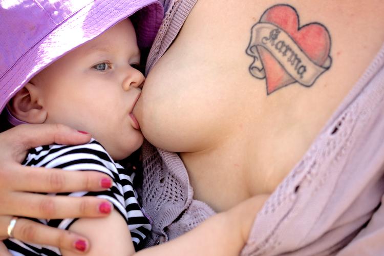 Det er helt specielt at være mor. Foto: Peter Hove Olesen