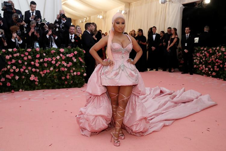Nicki Minaj var ikke inviteret til årets Met Gala, da hun ikke er vaccineret mod corona. Foto: Mario Anzuoni/Ritzau Scanpix