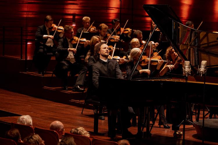 Den tyske pianist Martin Helmchen var solist i Beethovens brillante 'Kejserkoncert'. Foto: Katrine Hørup Noer