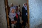 Selv inden Talebans overtagelse af magten, var Afghanistans skoler kønsopdelt.  Foto: Bulent Kilic/Ritzau Scanpix