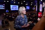 Pia Kjærsgaard er sammen med godt 700 delegerede samlet til Dansk Folkepartis årsmøde i MCH Herning Kongrescenter i weekenden.  Foto: Bo Amstrup/Ritzau Scanpix