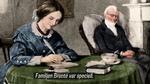 En dokumentar fra svensk fjernsyn fortalte om kærlighedens litterære og filmiske kronikører, blandt andet familien Brontë.  Foto: Skærmbillede fra udsendelsen. 