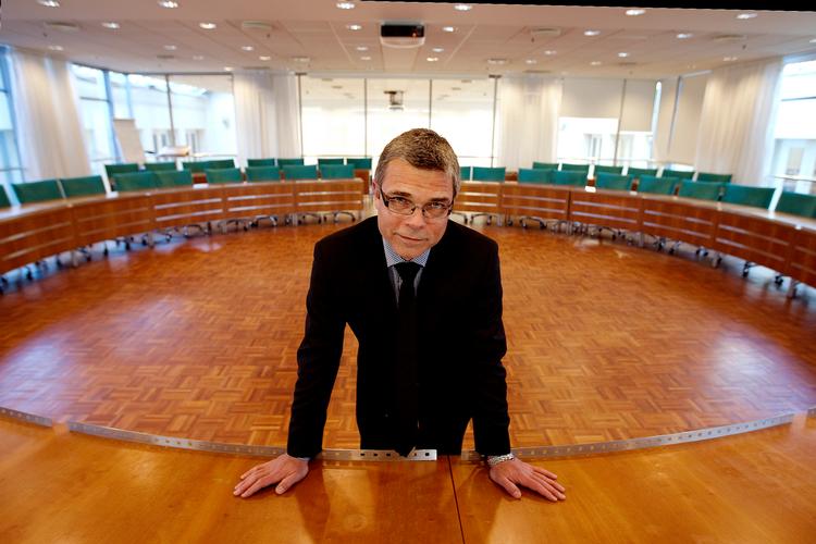 Jesper Rønnow Simonsen blev ansat som direktør i Skat i december 2012 og gik i gang med at gennemføre de besparelser, som Finansministeriet havde krævet.   Foto: Finn Frandsen