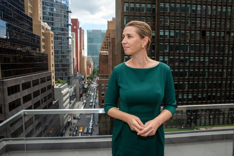 Den danske statsminister har selv været i New York de seneste dage for blandt andet at deltage i politiske drøftelser og lytte til Joe Bidens tale under FN's Generalforsamling. Foto: Ted Shaffrey/Ritzau Scanpix